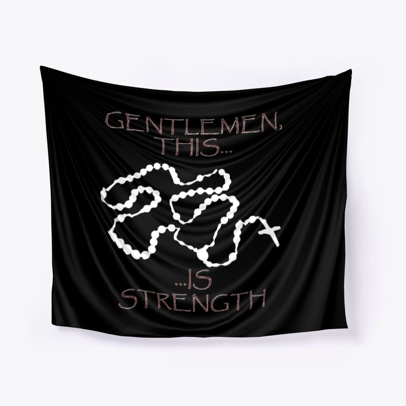 Rosary is strength - black