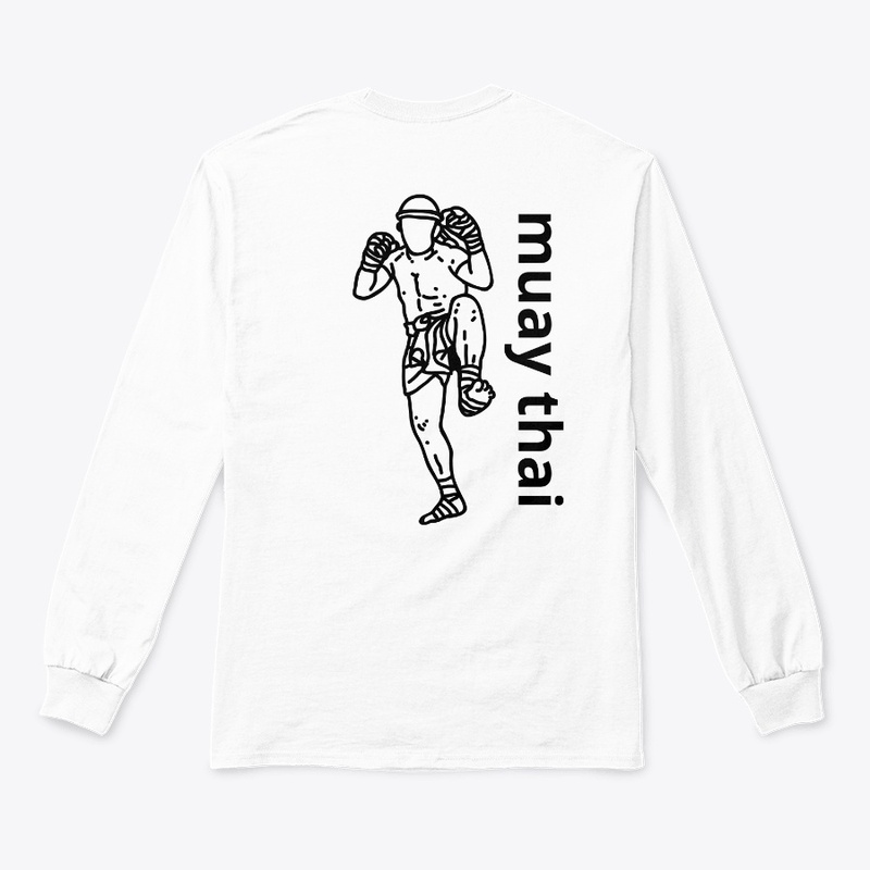 The muay thai boxing fighter