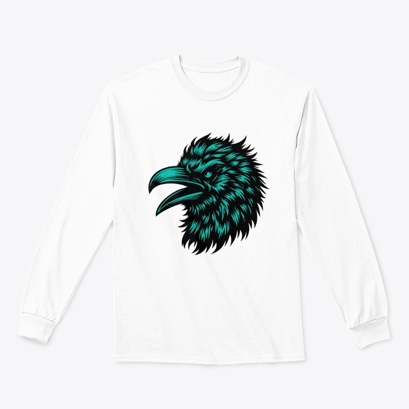 Majestic Crow Head Graphic