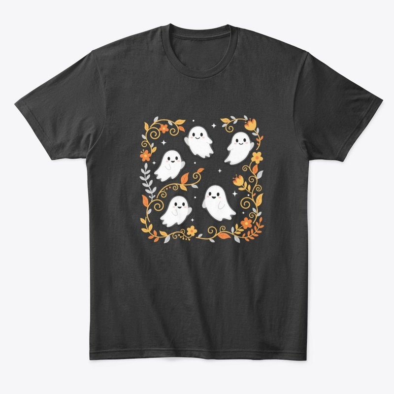 Smiling Ghosts & Autumn Florals