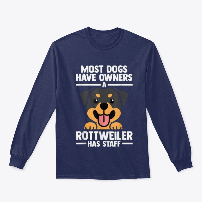 Rottweiler Has Staff