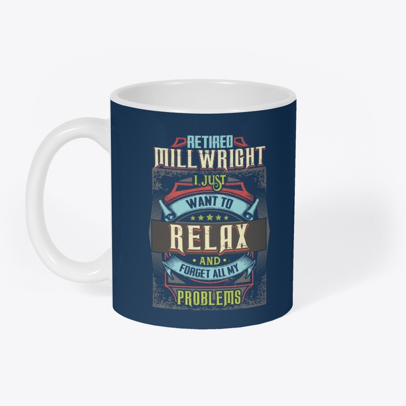 Retired Millwright Relax Hoodie