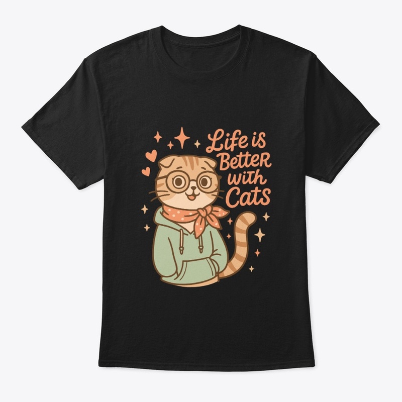Life Is Better With Cats Scarf – Cozy 