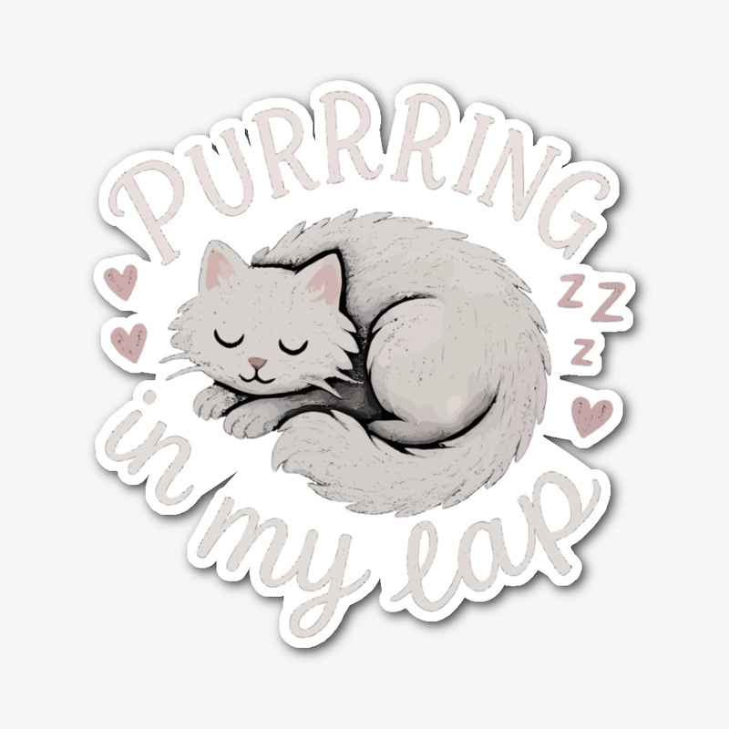 Purring in My Lap Cozy Cat Gift