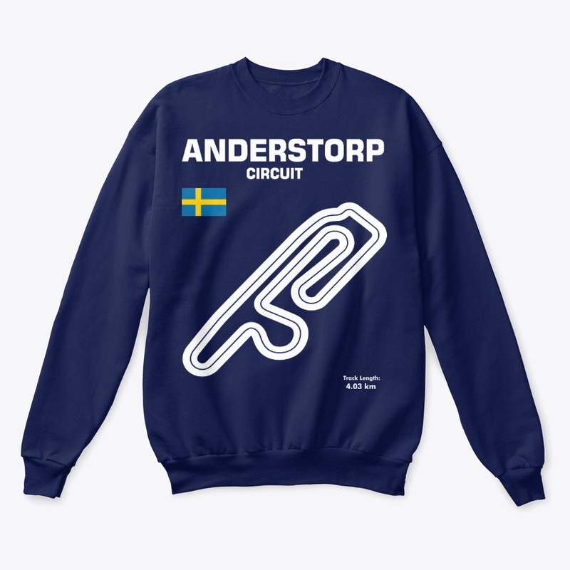 Anderstorp Circuit Track Outline shirt