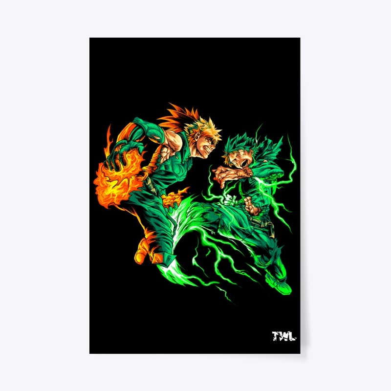 Hero VS Hero : Deku And Bakugo