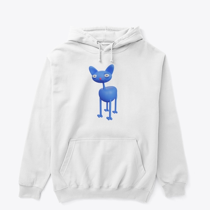 Blue cat Classic Pullover Hoodie