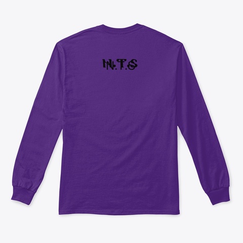 Play To Win Purple T-Shirt Back
