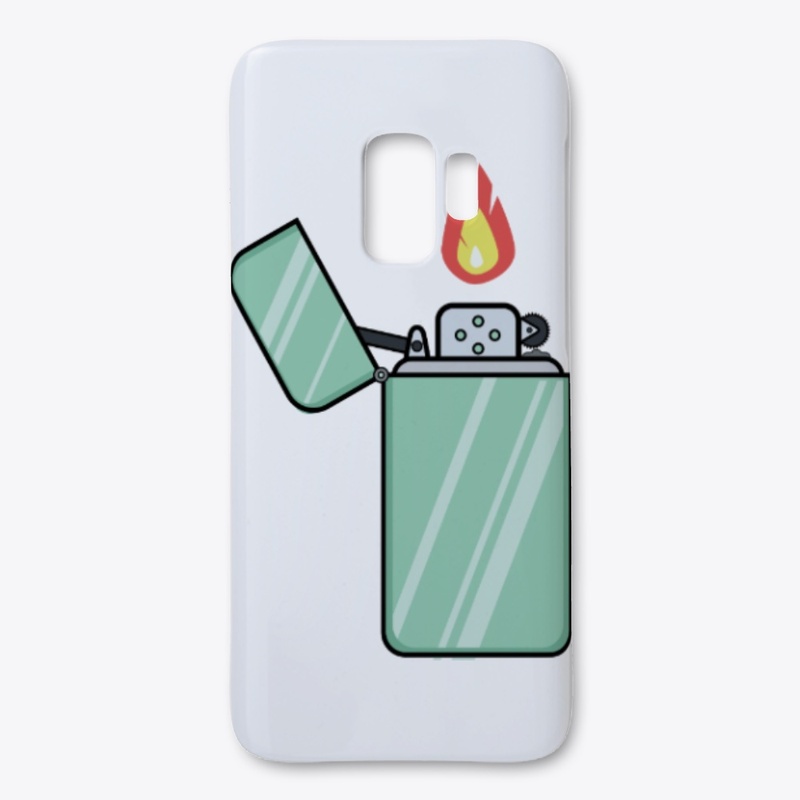 lighter with fire flame