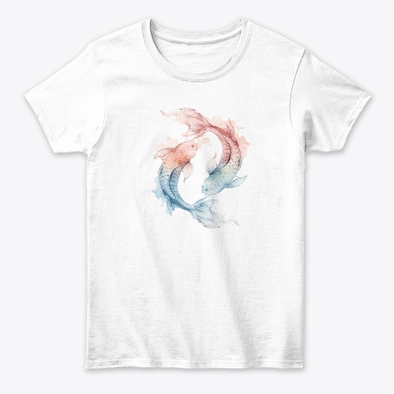 Pisces in Dreamy Light Watercolors