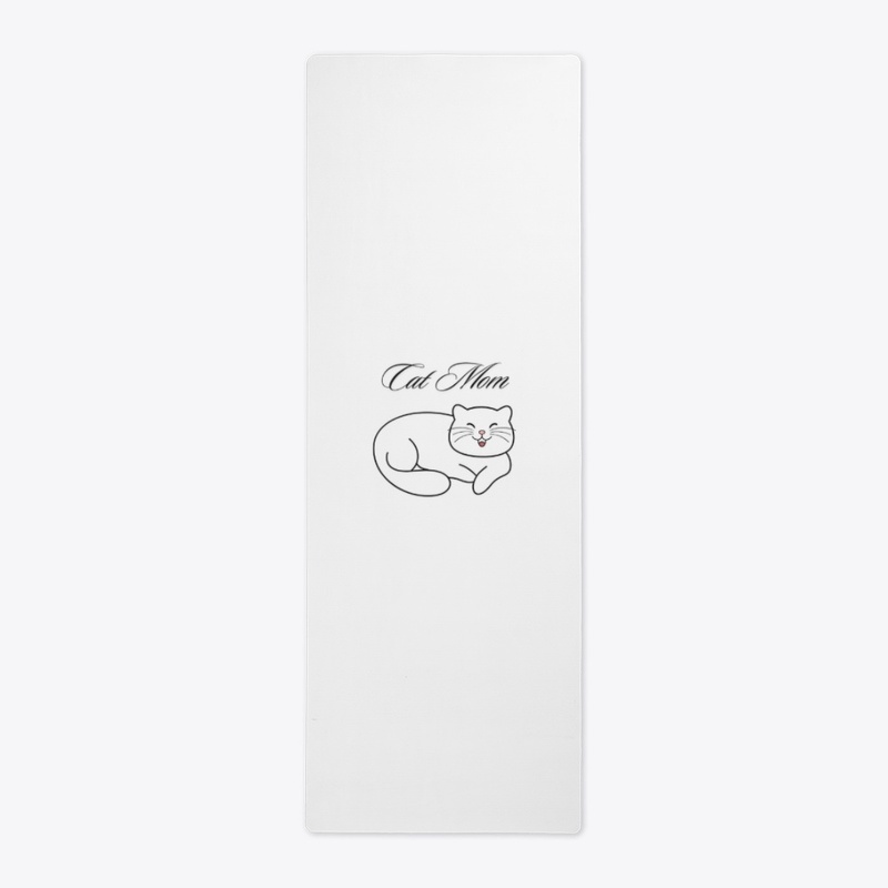 Cat Mom – Simple Happy Kitty Design-FC1