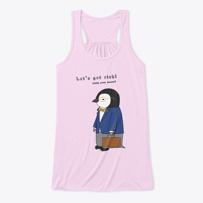 Get Rich - Cute Baby Penguin Design
