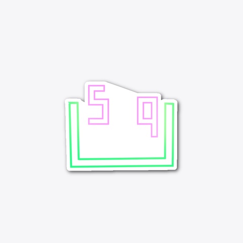 Sqwave Face Sticker Standard T-Shirt Front