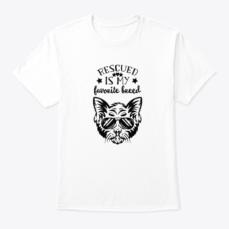Rescued Is My Favorite Breed Cool Cat