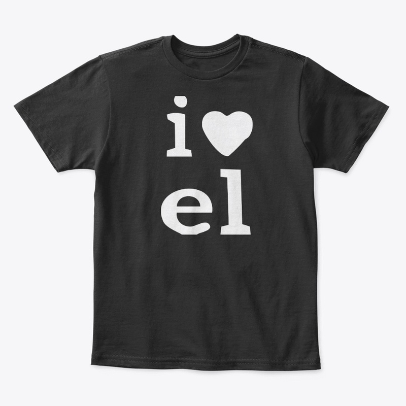 KIDS DESIGN - LOVE EL - I HEART EL