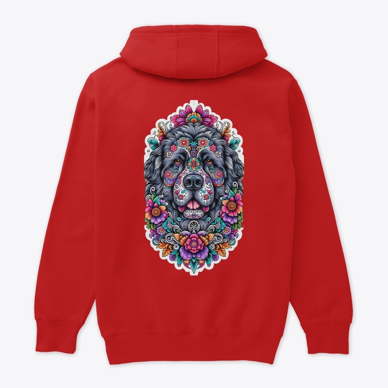 Sugar Skull - Grey Newfoundland