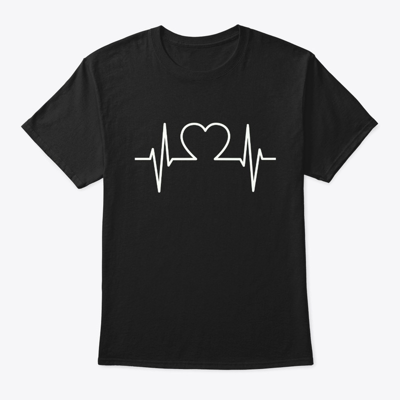 Heartbeat heart t-shirt