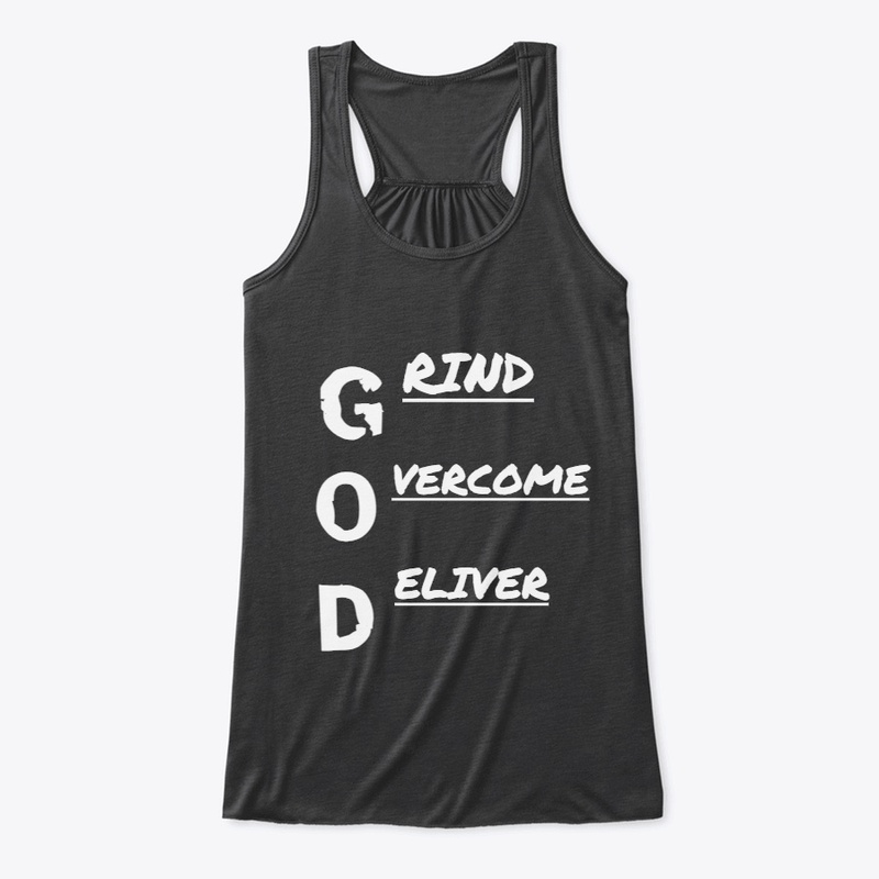 GRIND; OVERCOME; DELIVER Cross-Design