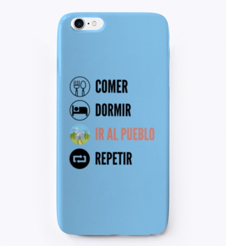 Comer, Dormir, Ir al pueblo, Repetir