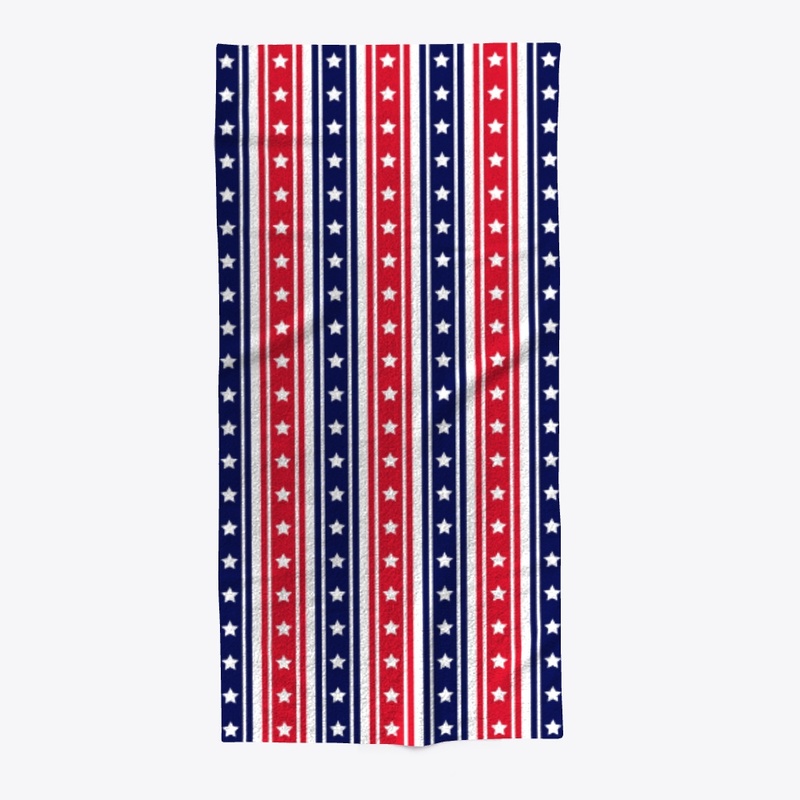 Trendy Patriotic Stars & Stripes