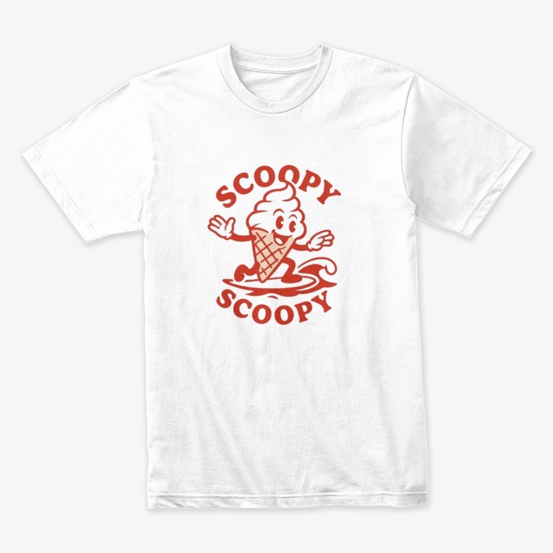 Scoopy Scoopy Ice Cream Mascot Design