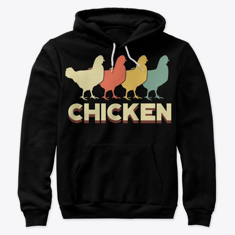 Silhouette Vintage Chicken Lover Gift
