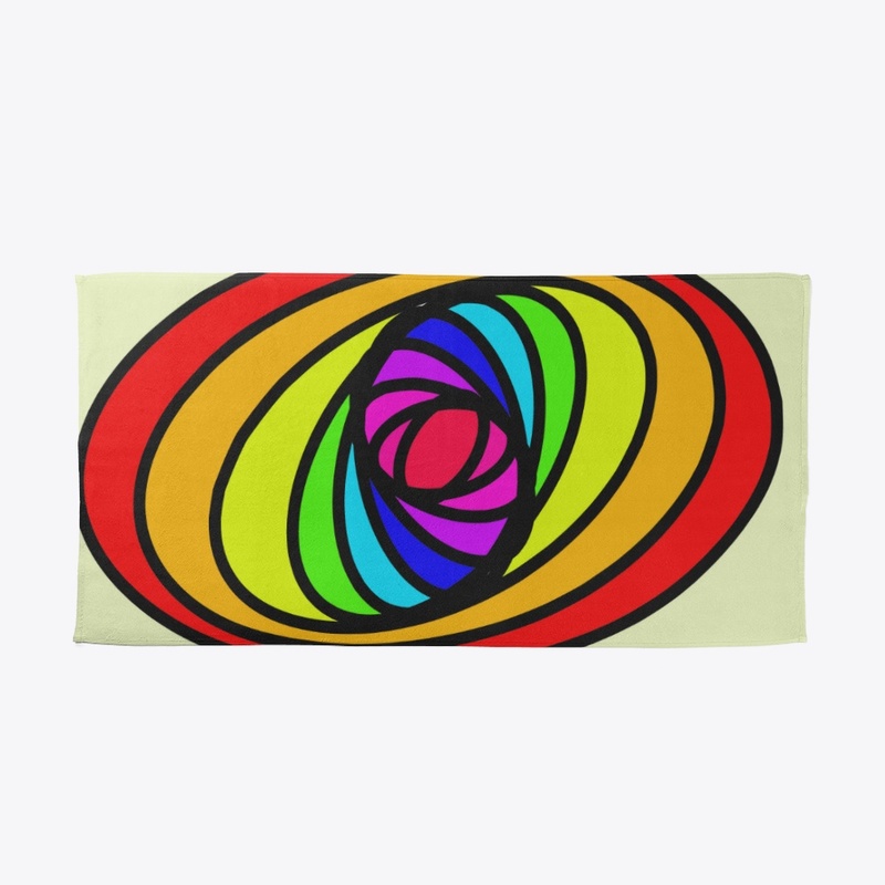 multicolor Ellipse, letter S