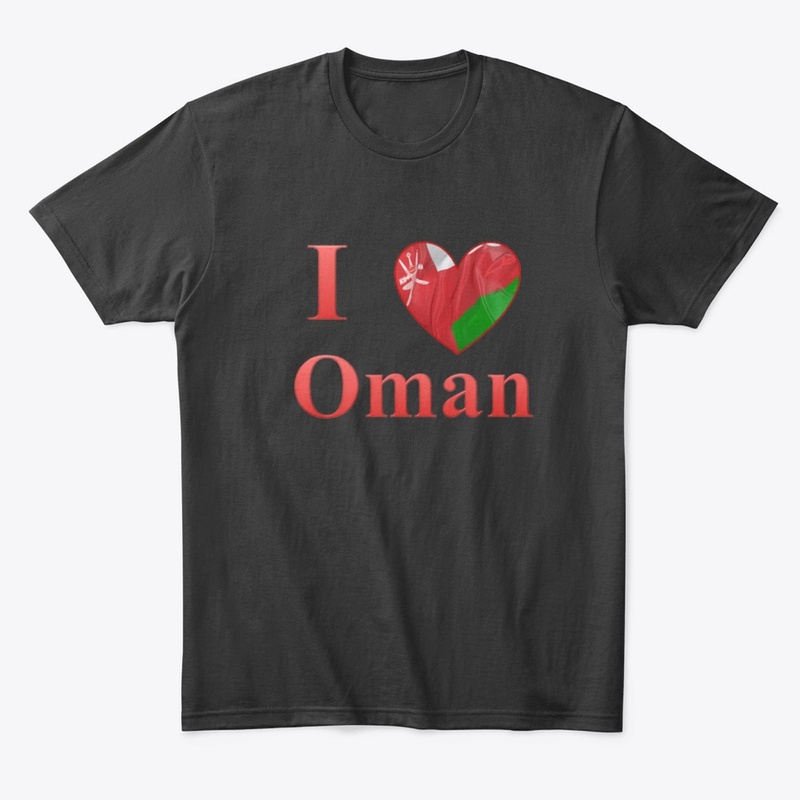 I love Oman T-shirt design