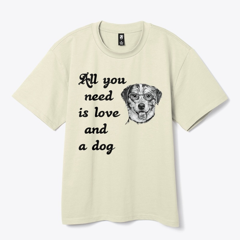 Clothes with a picture of a dog