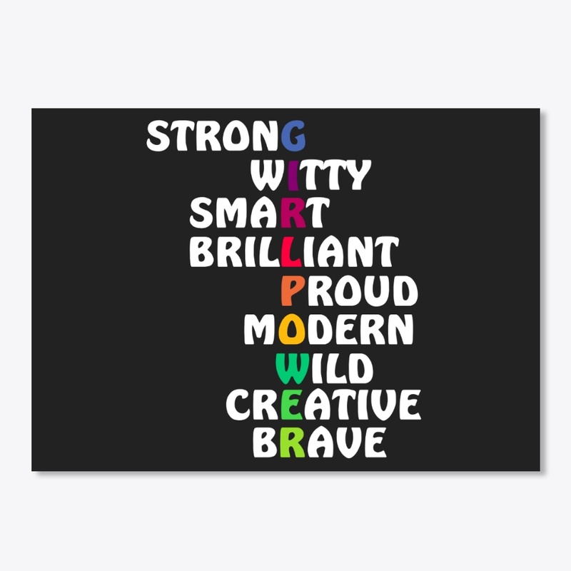 Colorful Girl Power Crossword Puzzle