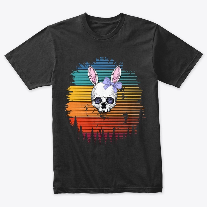 Halloween Skeleton in vintage background