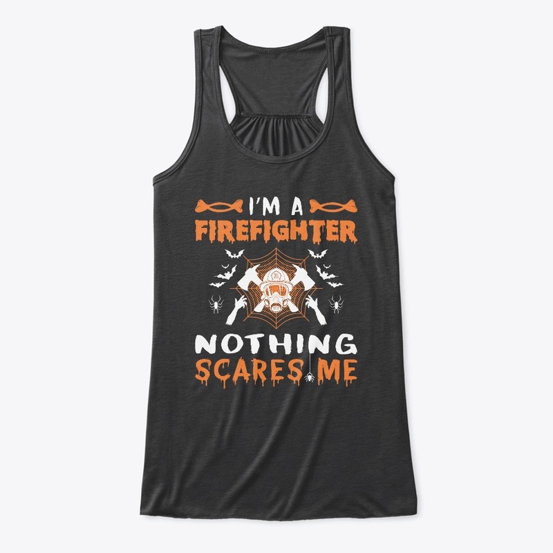 Funny Firefighter Halloween Tshirt Gift