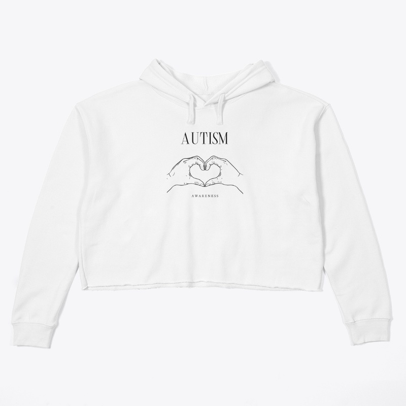 Autism Awareness 6527 - Women's Crop Hoodie - Women's Crop Hoodie - Women's Crop Hoodie - Women's Crop Hoodie