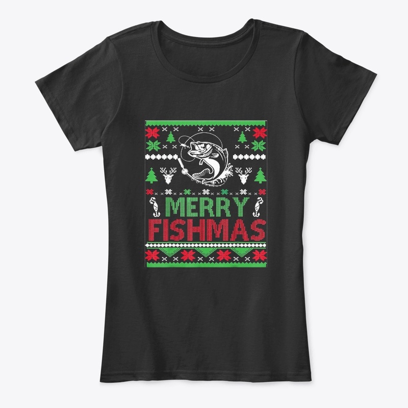 Ugly FISHING Christmas Bass Fish Apparel