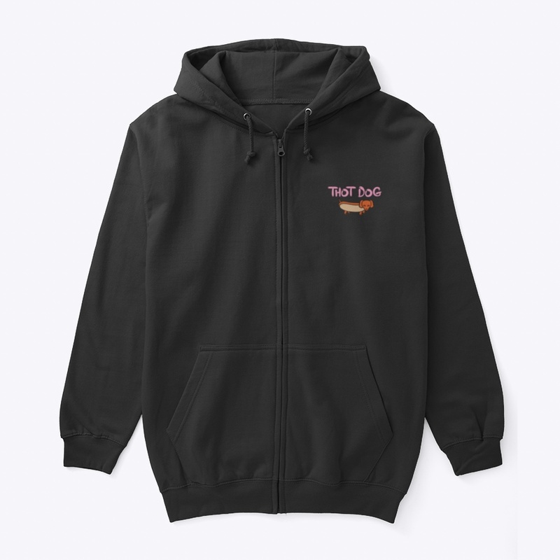 Thot dog zip up
