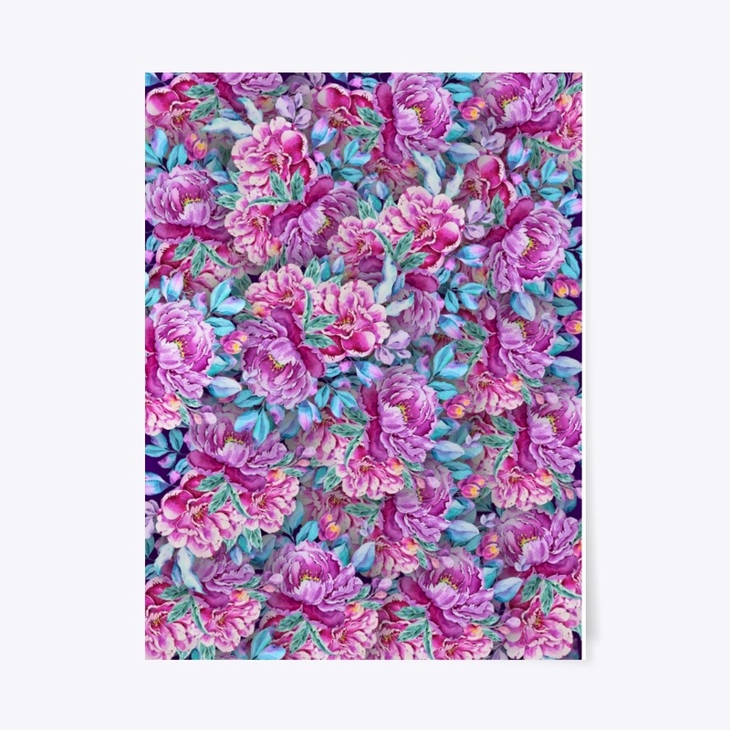 Peony watercolor 