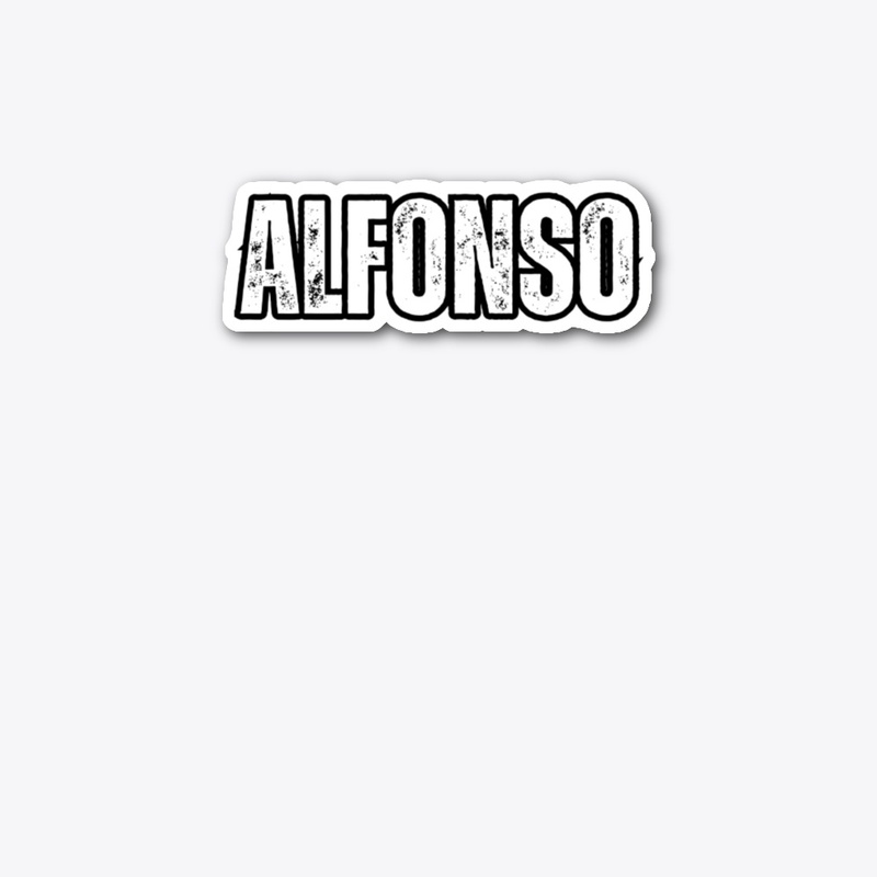 Personalized Name "Alfonso" Vintage