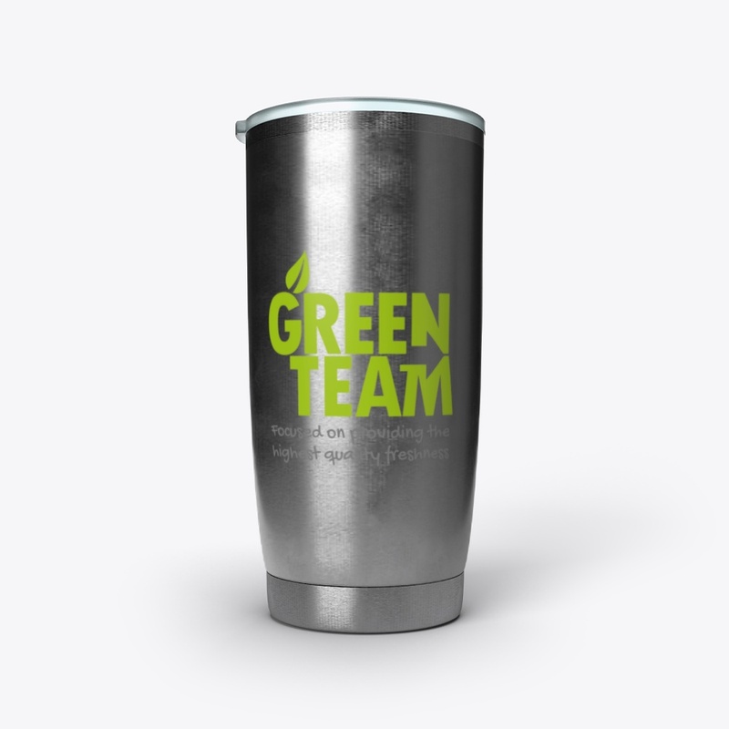 Mug with green print