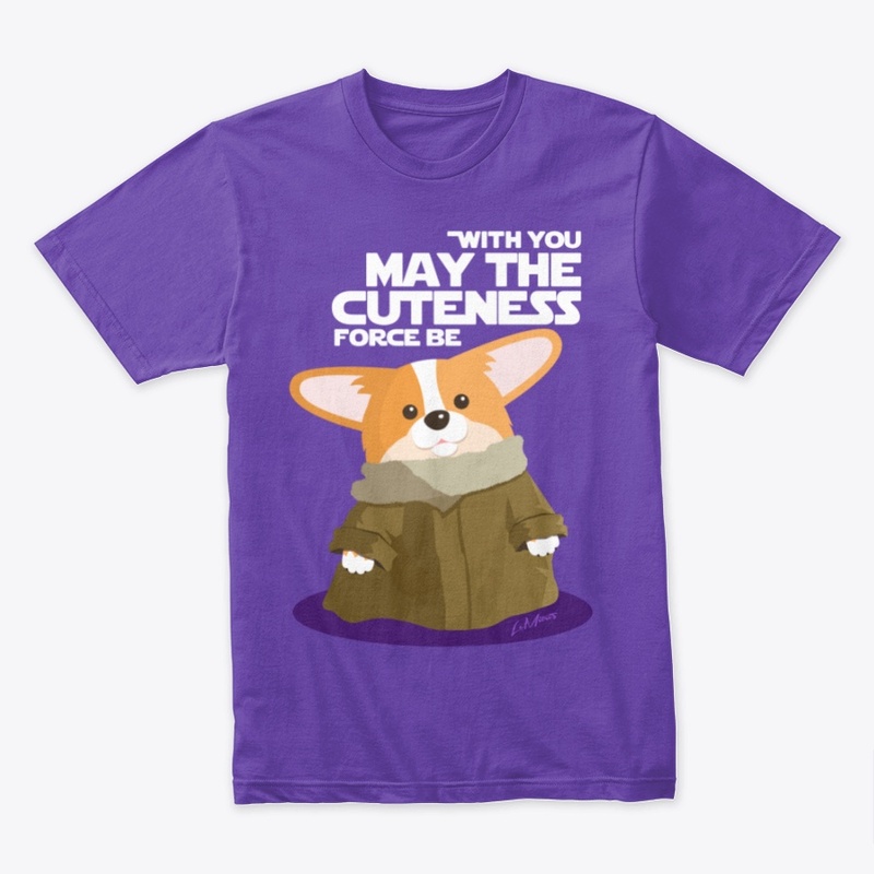 Corgi Cuteness Force-Purple-Premium