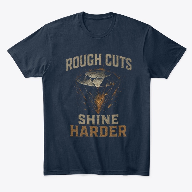 Rough cuts shine harder