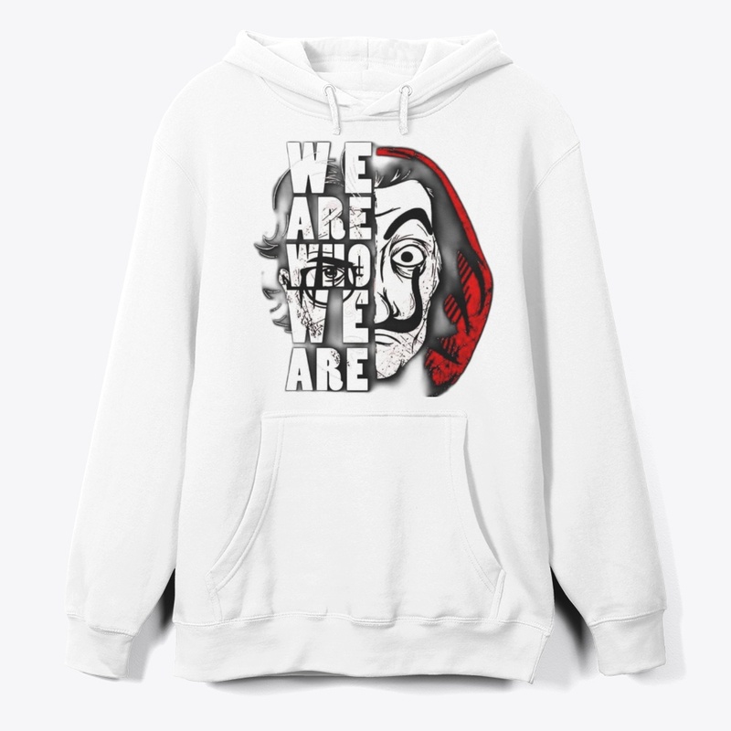 "We Are Who We Are Mask Hoodie"
