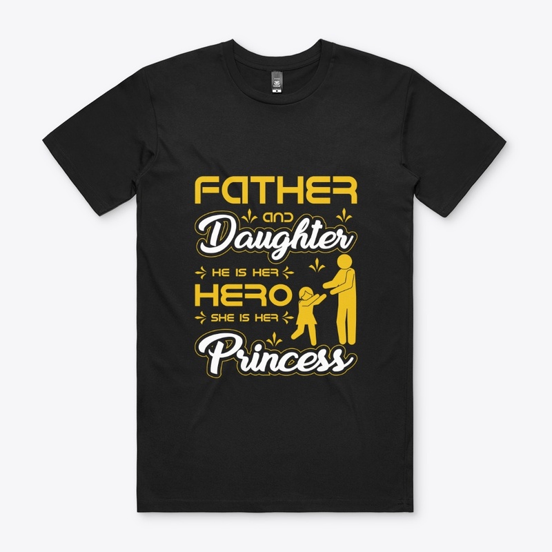 Father and Daughter T Shirt Design