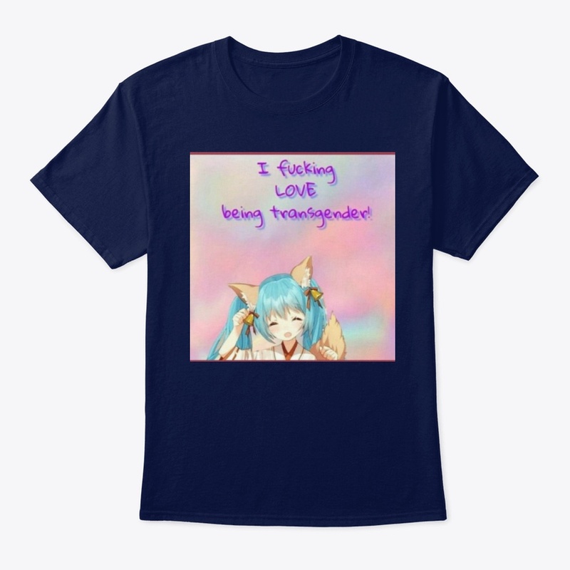 Cat girl tee