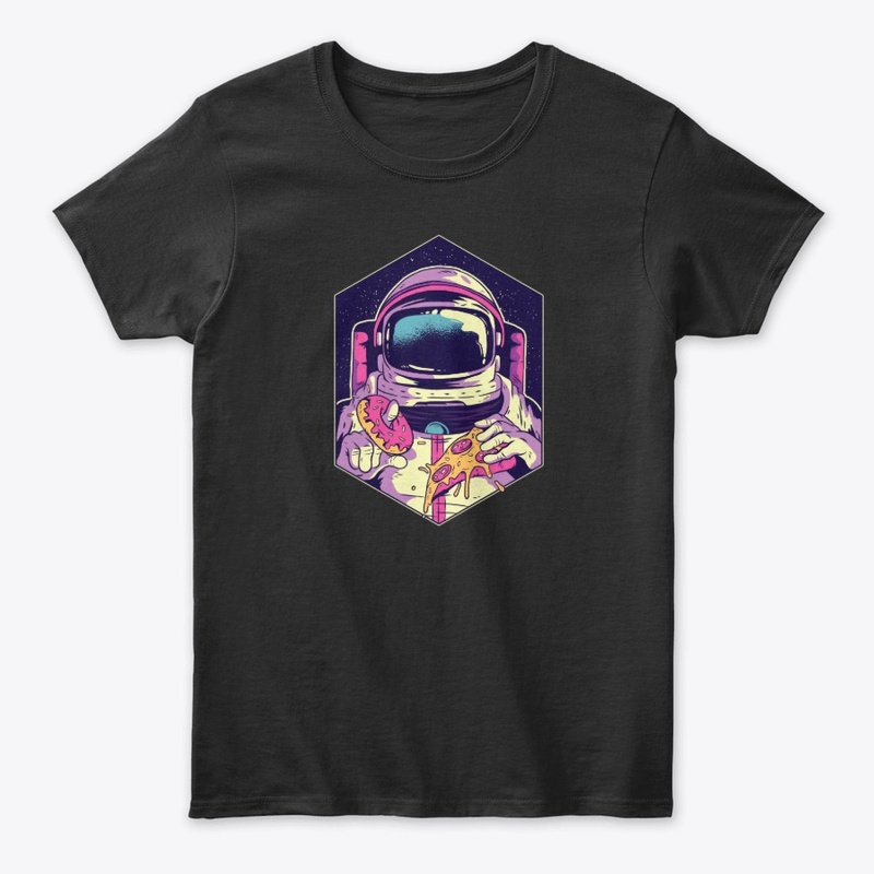 Astronaut Eats - Coolest Graphic Tees