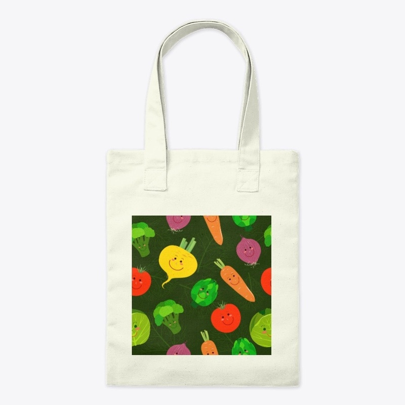 Smiling Vegetables Bag