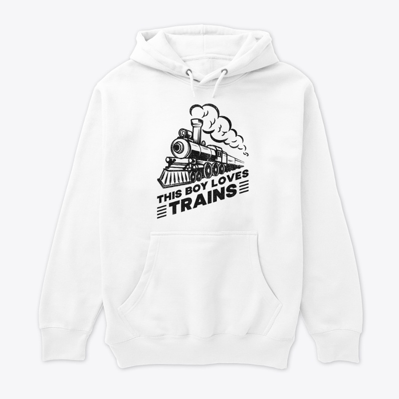 This Boy Loves Trains - Steam Locomotive