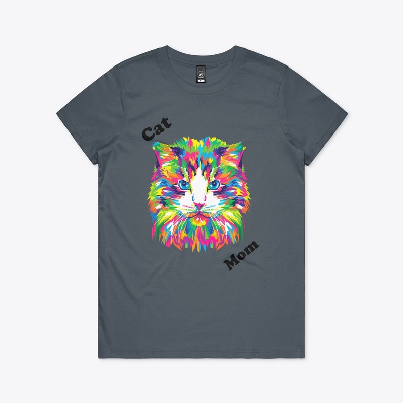 Cat mom T shirt