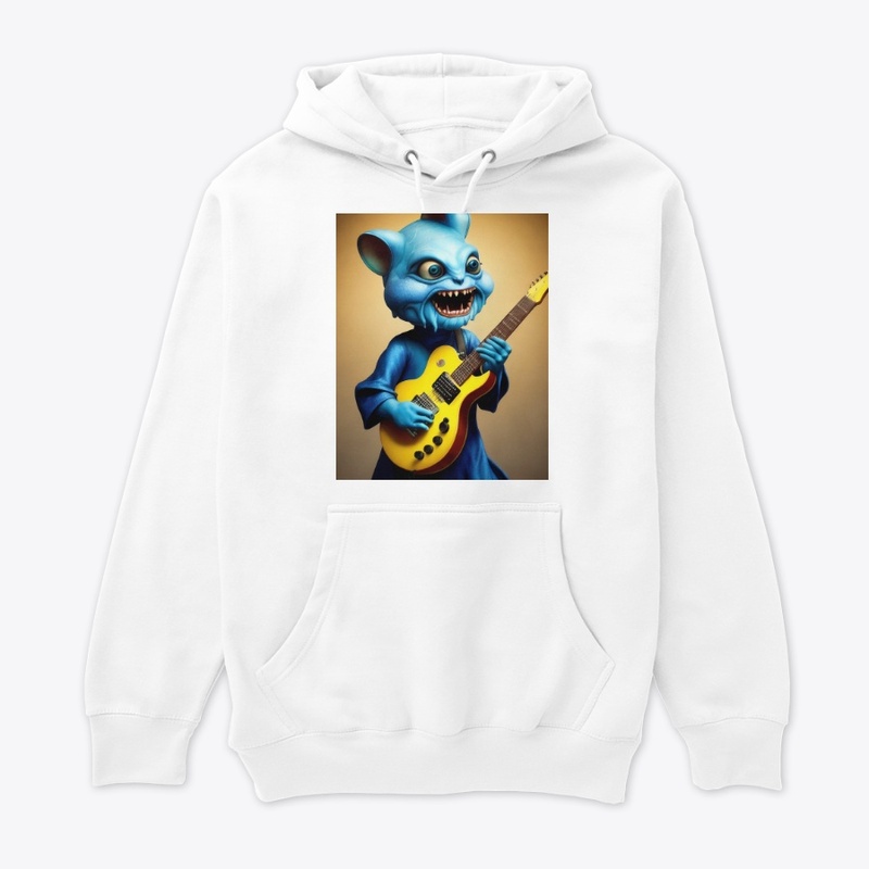 Strange Creature Jamming on Guitar