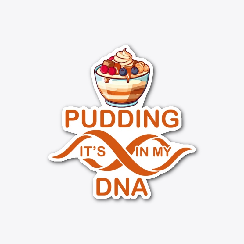 Funny Pudding lover sublimation design