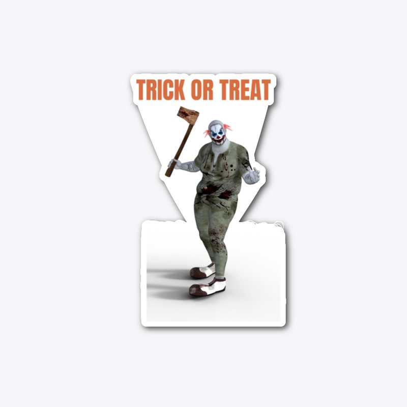 Trick or Treat Spooky Halloween Clown